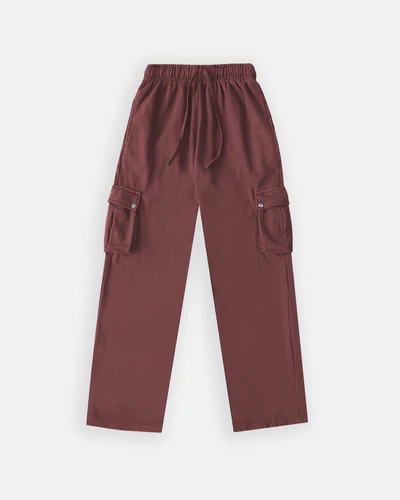 Cargo Sweatpants Vintage Burgundy