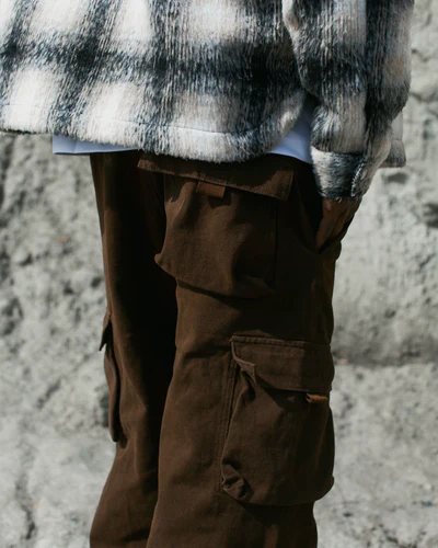 Cargo Sweatpants Brown