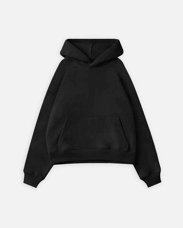 Cropped Hoodie Black