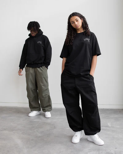 Parachute Pants Black