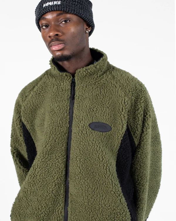 Sherpa Full Zip Olive