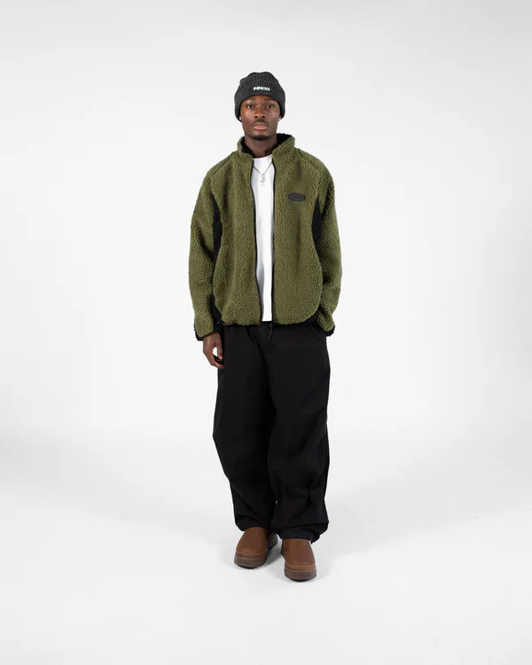 Sherpa Full Zip Olive