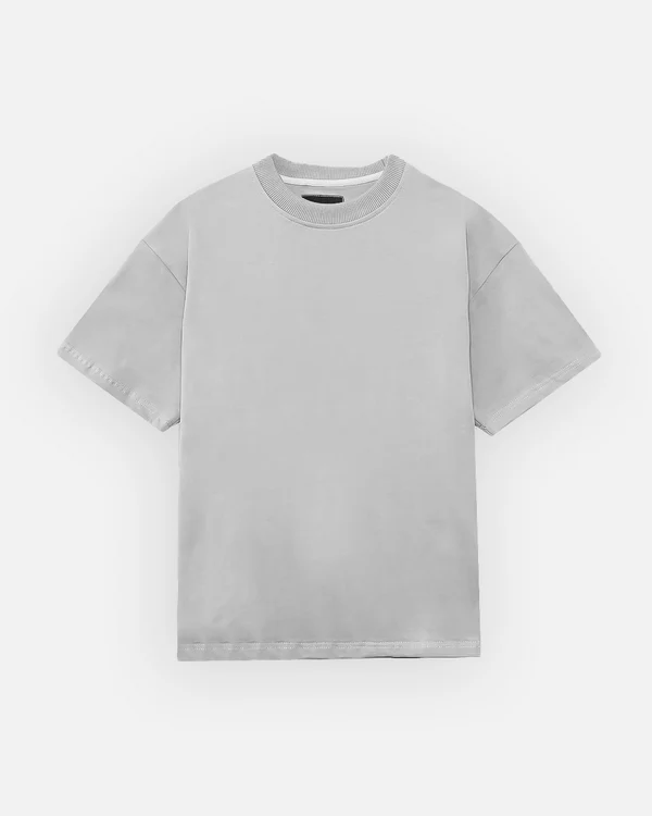 Drop Shoulder Short Sleeve T-Shirt Stone