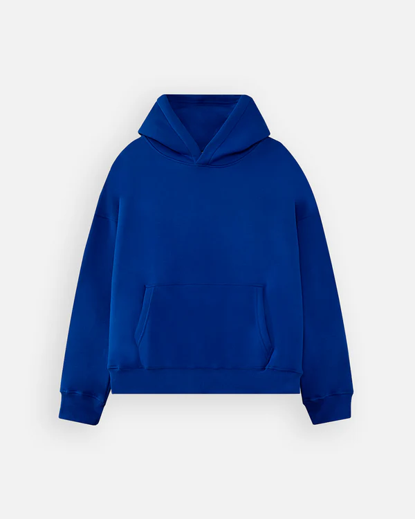 Drop Shoulder Hoodie Royal Blue